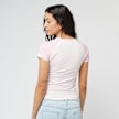 Karl Kani Woven Signature Heart Tiny Tee lichtroze 45094 2