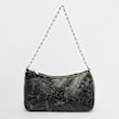 Karl Kani OG Crackle PU Knot Chain Shoulder Bag noir 45310 1