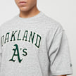 New Era MLB Oakland Athletics Rib Infill Oversized Tee grijs 45032 3