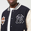 New Era New York Yankees MLB Patch Navy Varsity Jacket blau 45610 3