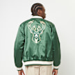 New Era Milwaukee Bucks NBA Satin Bomberjacket groen 45846 2