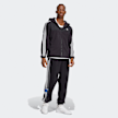 adidas Originals Adicolor 3-Stripes Teddy Fleece Hoodie-Jacket czarny 40139 5