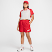 Nike W NSW TOP SS CRP FTB TRND lt iron ore/fire red rood 45406 5