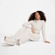 Nike Sportswear Phoenix Plush High-Rise Wide Pants bege 44889 6