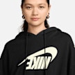 Nike Sportswear Oversized Fleece Crop Hoodie Dance zwart 41644 3