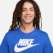 Nike   Sportswear Tee Icon Futura blau 40330 3