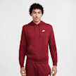 Nike Club Fleece Hoodie rood 40334 1