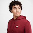 Nike Club Fleece Hoodie czerwony 40334 3