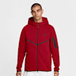 Nike   Tech Fleece Windrunner rouge 46226 1