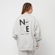 Nike Wmns Sportswear Fleece Oversized Crew grijs 45674 2