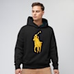 Polo Ralph Lauren Long Sleeve Hooded Sweatshirt preto 44557 1