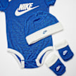 Nike Hat, Bodysuit & Booties Set (3 Piece) blauw 45722 4