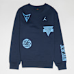 Jordan JUNIOR JDB SEE ME SHINE CREW midnight navy bleu 45743 1