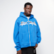 Karl Kani WOVEN SIGNATURE KANI OLD ENGLISH CHROME FULL ZIP HOODIE blue azul 44501 1