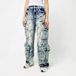 Smoke Rise Distressed High Rise Wide Leg bleu 40123 1