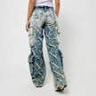Smoke Rise Distressed High Rise Wide Leg plava 40123 2