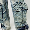 Smoke Rise Distressed High Rise Wide Leg plava 40123 3