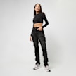 Smoke Rise Washed High Rise Boot negro 40125 4