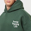 Another Cotton Lab Sunday Running Club Oversized Hoodie groen 40215 3