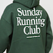 Another Cotton Lab Sunday Running Club Oversized Hoodie groen 40215 4