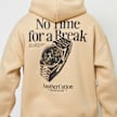 Another Cotton Lab No Time For A Break Oversize Hoodie beige 40217 4
