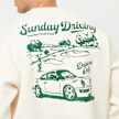 Another Cotton Lab Sunday Driving Oversize Sweatshirt beige 40220 4