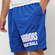 Mitchell & Ness NBA Gameday Mesh 7"Shorts Vintage Logo Golden Warriors blau 40241 3