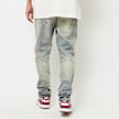 Smoke Rise Wave Effect Jeans MECHANICAL BLUE plava 40416 2