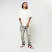 Smoke Rise Wave Effect Jeans MECHANICAL BLUE plava 40416 5