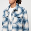 Smoke Rise Plaid Flannel Overshirt azul 40395 3