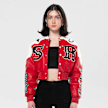 Smoke Rise Relaxed Rodeo Cropped Jacket rojo 40361 1