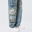 Smoke Rise Straight Tapestry Jeans azul 40362 7