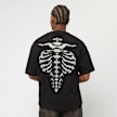 FAVELA Ribcage Cyrstal Rhinestone Black T-Shirt schwarz 40411 1