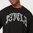 FAVELA Ribcage Cyrstal Rhinestone Black T-Shirt schwarz 40411 2
