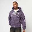 FAVELA Ribcage  Rhinestone Plum Frontzip lila 40389 1