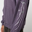 FAVELA Ribcage  Rhinestone Plum Frontzip lila 40389 4