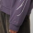 FAVELA Ribcage  Rhinestone Plum Frontzip lila 40389 5