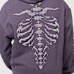 FAVELA Ribcage  Rhinestone Plum Frontzip lila 40389 7
