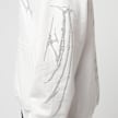 FAVELA Ribcage Rhinestone Hoodie biały 40390 4