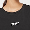 Miss Tee Girls Peace Hand Ladies Tee Dress zwart 40651 3