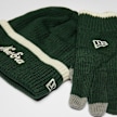 New Era Script Beanie Set (2 Piece) vert 41490 3