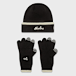 New Era New Era Script Beanie Set blk/ofw zwart 41491 1