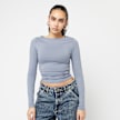 Urban Classics Ruffled Super Slim Longsleeve plava 41539 1