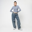 Urban Classics Ruffled Super Slim Longsleeve plava 41539 4