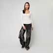 Urban Classics Ladies Wide Neck Longsleeve weiß 41542 3
