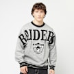 Mitchell & Ness NFL Oakland Raiders NFL FL FLD Satin Fleece Crew szary 41792 1
