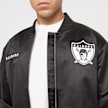 Mitchell & Ness NFL Oakland Raiders Team Leader Satin Bomber noir 41807 3