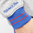 Mitchell & Ness NBA New York Knicks Full Field Satin Fleece Crew grau 41796 4