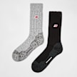 New Balance 2 PACK - Low Gauge Crew Socks grijs 41755 1