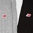 New Balance 2 PACK - Low Gauge Crew Socks grijs 41755 2